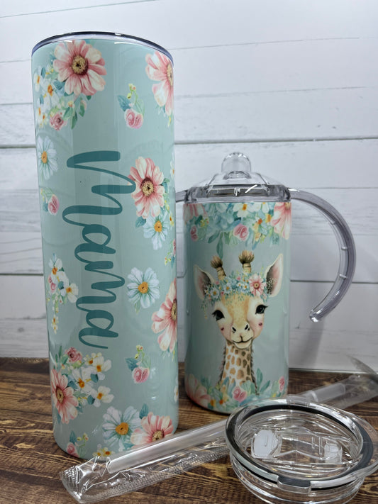 Giraffe Mama Cup Set