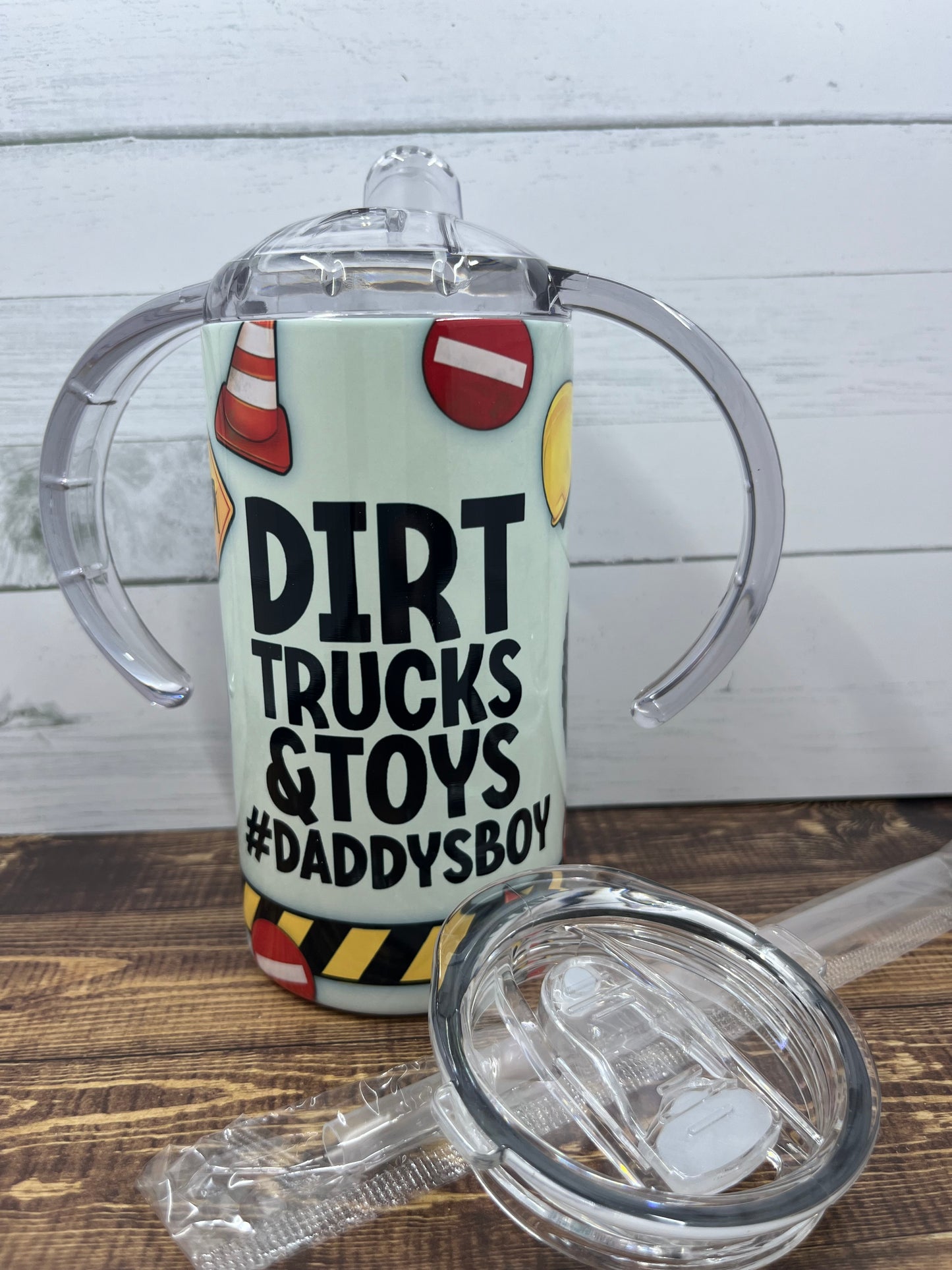 Dirt Trucks & Toys Sippy Cup