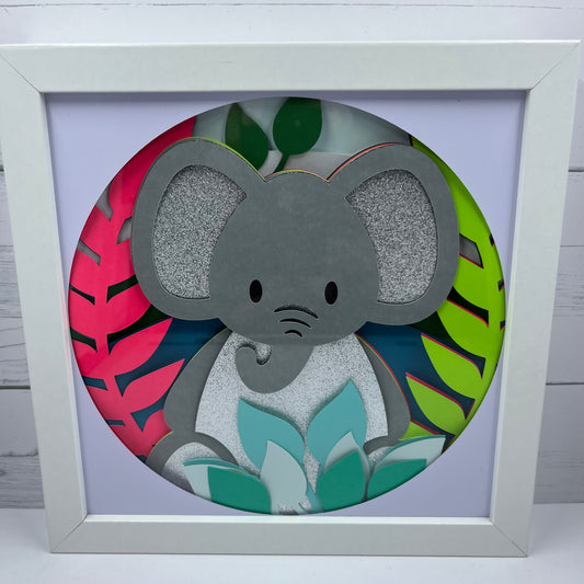 Elephant - Nursery Room Decor | 8x8